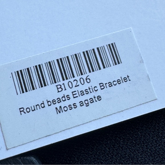 New Healing Stone Green Moss Agate Bead Stretch Bracelet Stability Growth Love - Picture 6 of 8